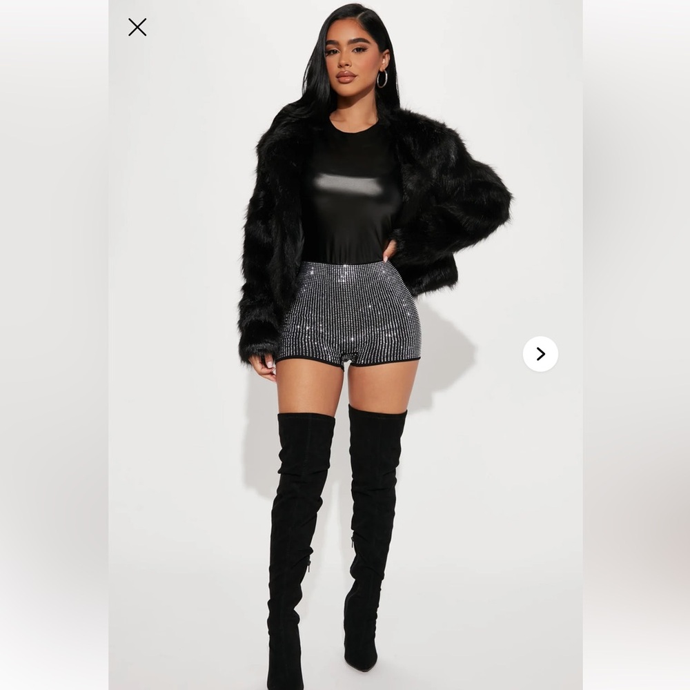 Look My Way Embellished Shorts